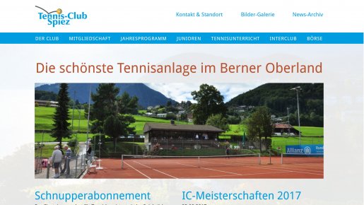 Referenz - Tennisclub Spiez